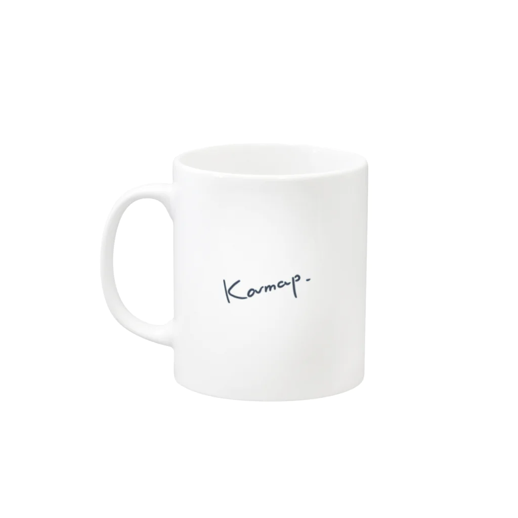 KAMAP ＆ Ricaの【KAMAP】小さな釜めしの木の下で Mug :left side of the handle