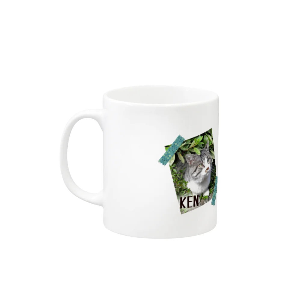 inletのフルカラーver.inlet_cats Mug :left side of the handle