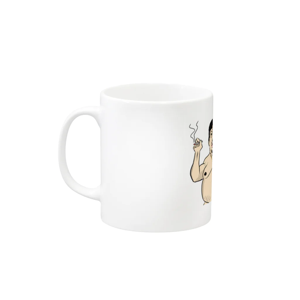 さのっちグッズのニコ生さのっち　しらんがな Mug :left side of the handle