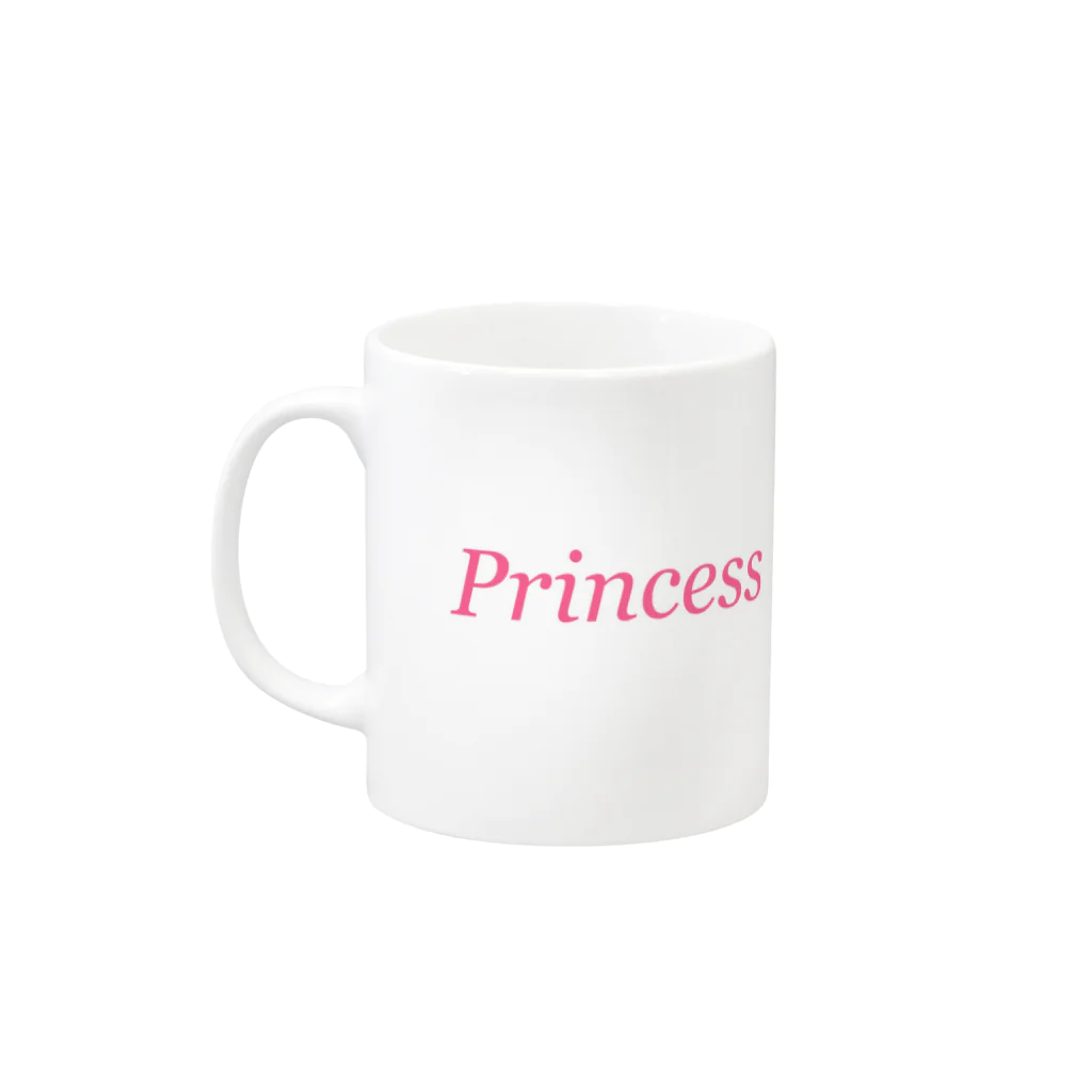 co5のペアマグカップ(Princess) Mug :left side of the handle