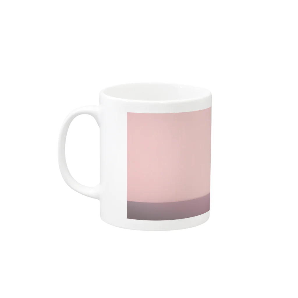 TOBA TOBA COLAのSUNSET PINK Mug :left side of the handle