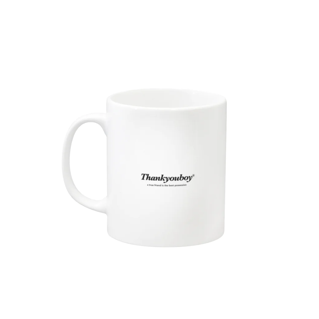 Thankyouboyの昼過ぎに起きて飲むコーヒーカップ2 Mug :left side of the handle