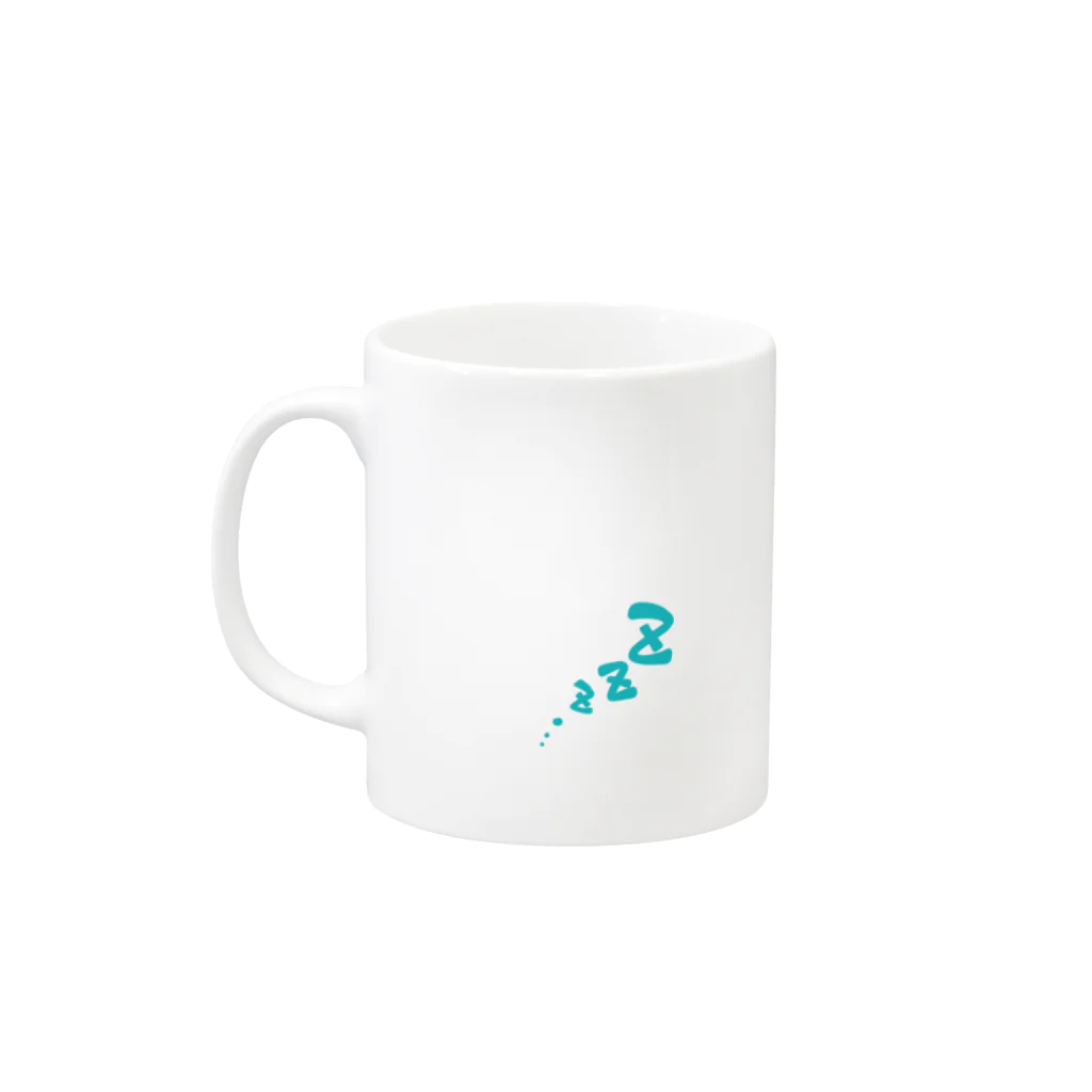 まぶ屋のとってもねむい Mug :left side of the handle