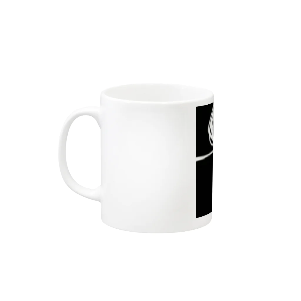 ぼうアニメグッズ！のぼうゲーム登録者数25人突破グッズ Mug :left side of the handle