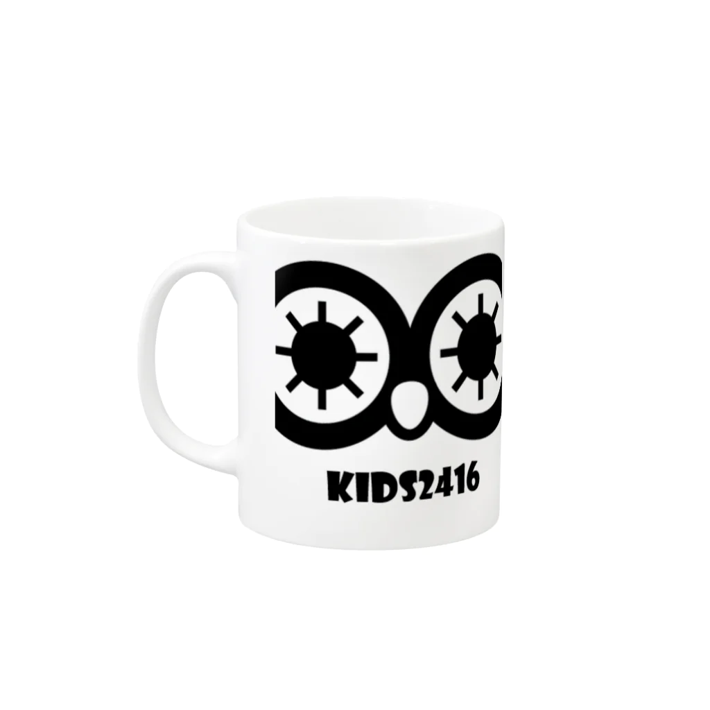 kidsroomにじいろのkidsroomにじいろ Mug :left side of the handle