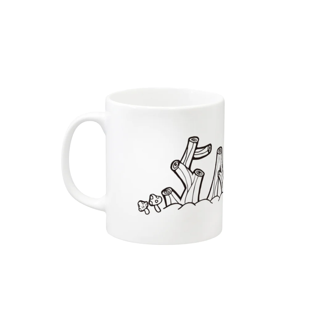 SAABOのSAABO LOG Mug :left side of the handle