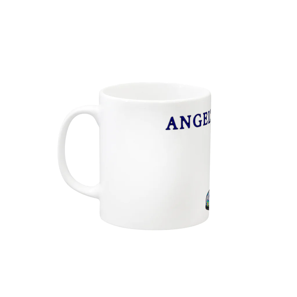 mujigae artのangirls trumpe Mug :left side of the handle