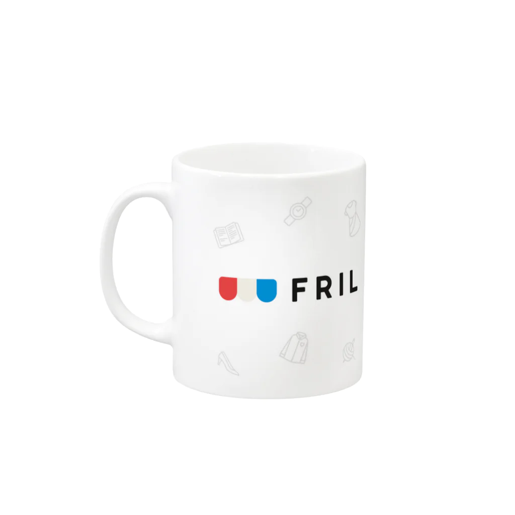 Fablicのマグカップ Mug :left side of the handle