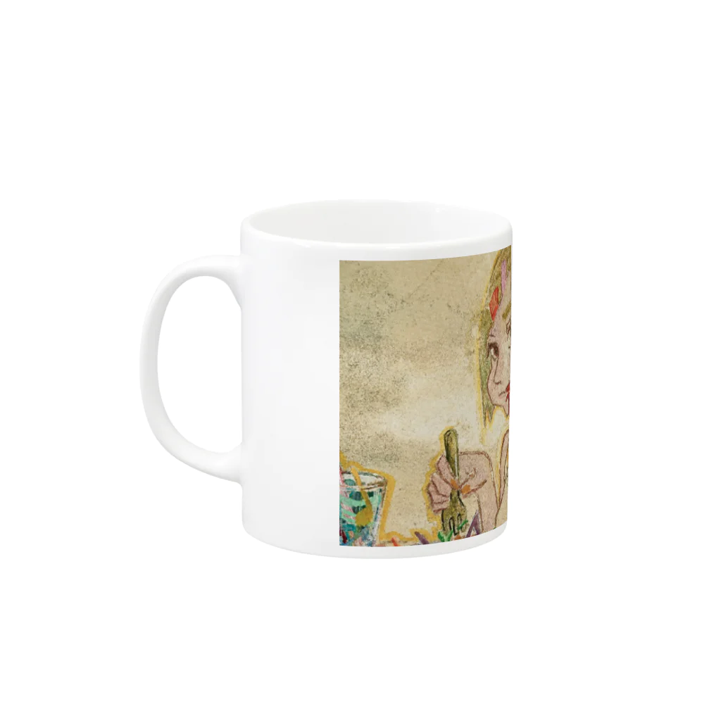 秋感_akiyoshiの「music」 Mug :left side of the handle