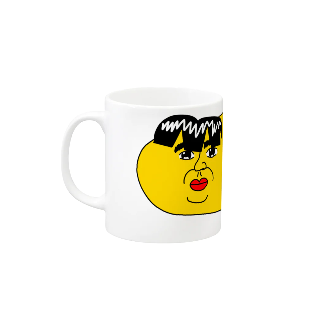 Mr.パーカーjr.のおませっち Mug :left side of the handle