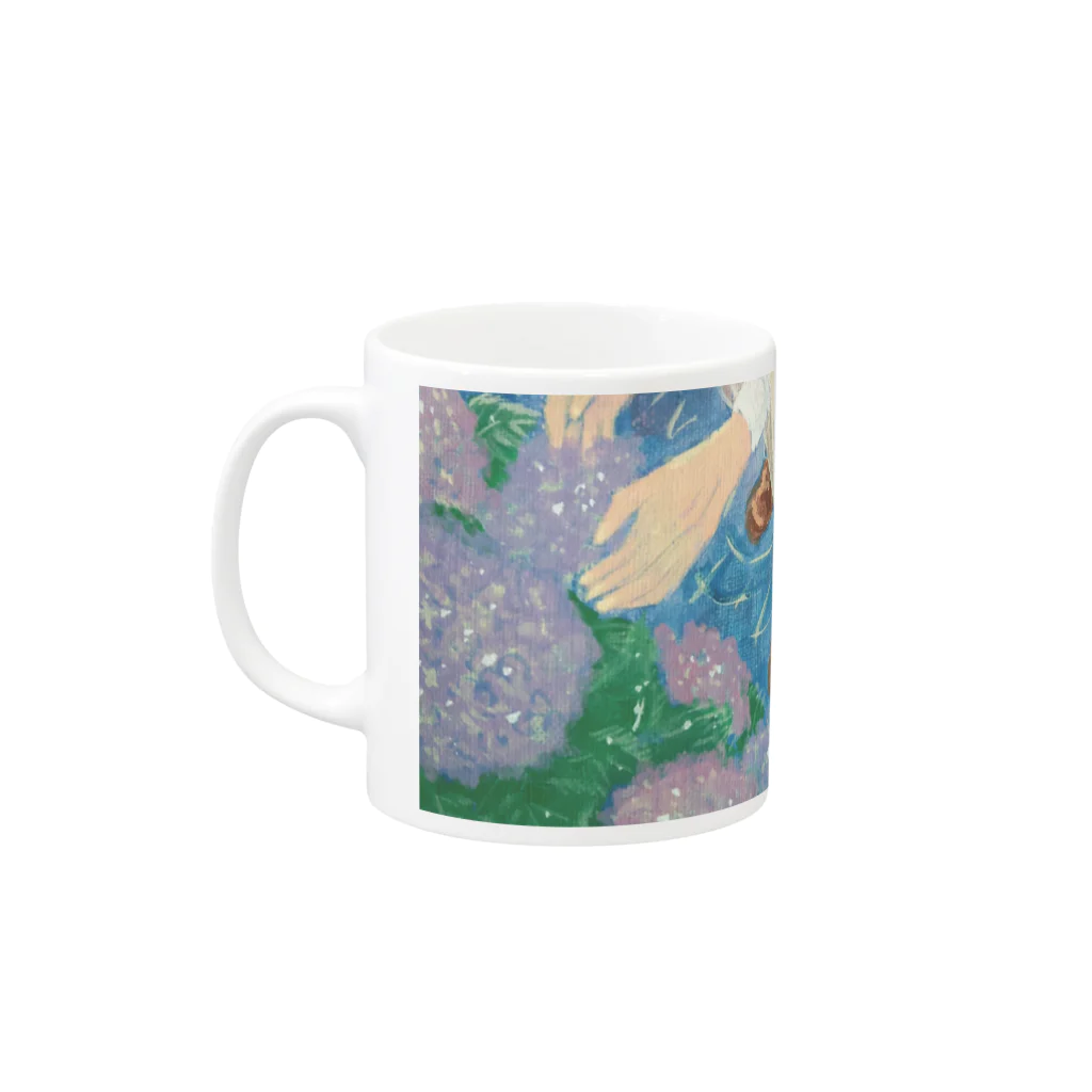 tokoのajisai Mug :left side of the handle