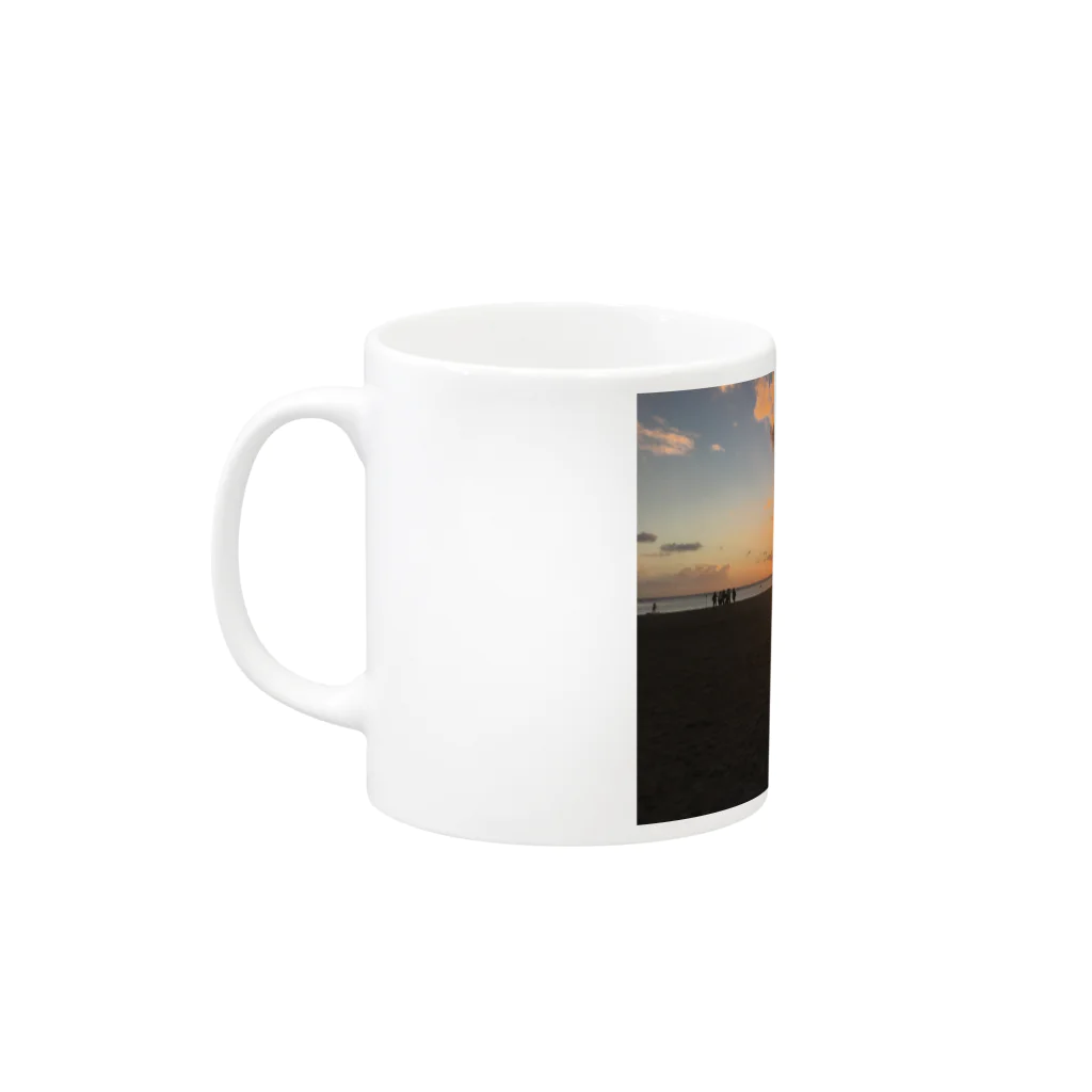 seiraのsunset Mug :left side of the handle