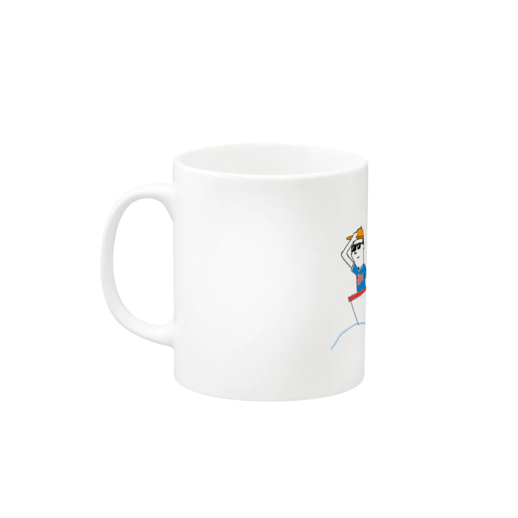 883ka75の船釣り Mug :left side of the handle