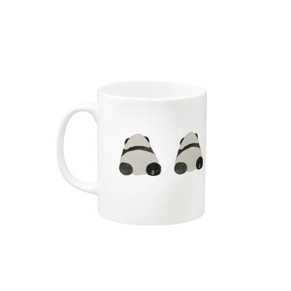 Coshi-Mild-Wildのパンダ_H Mug :left side of the handle