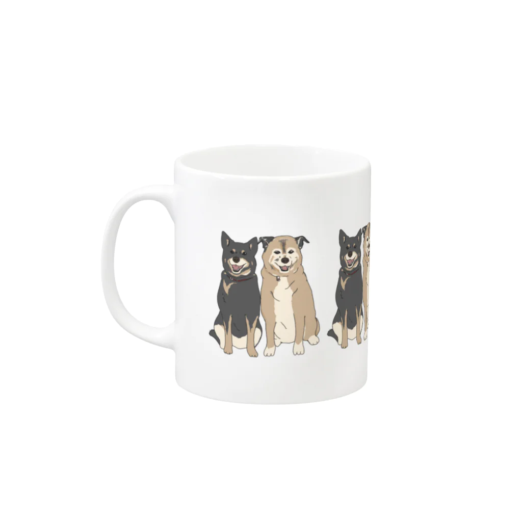 eのHime & Maru Mug :left side of the handle