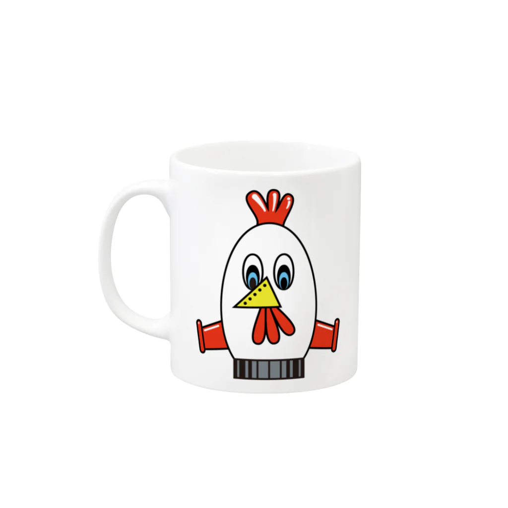 小田ロケット／odaRocketの「ロケットリ」シリーズ Mug :left side of the handle