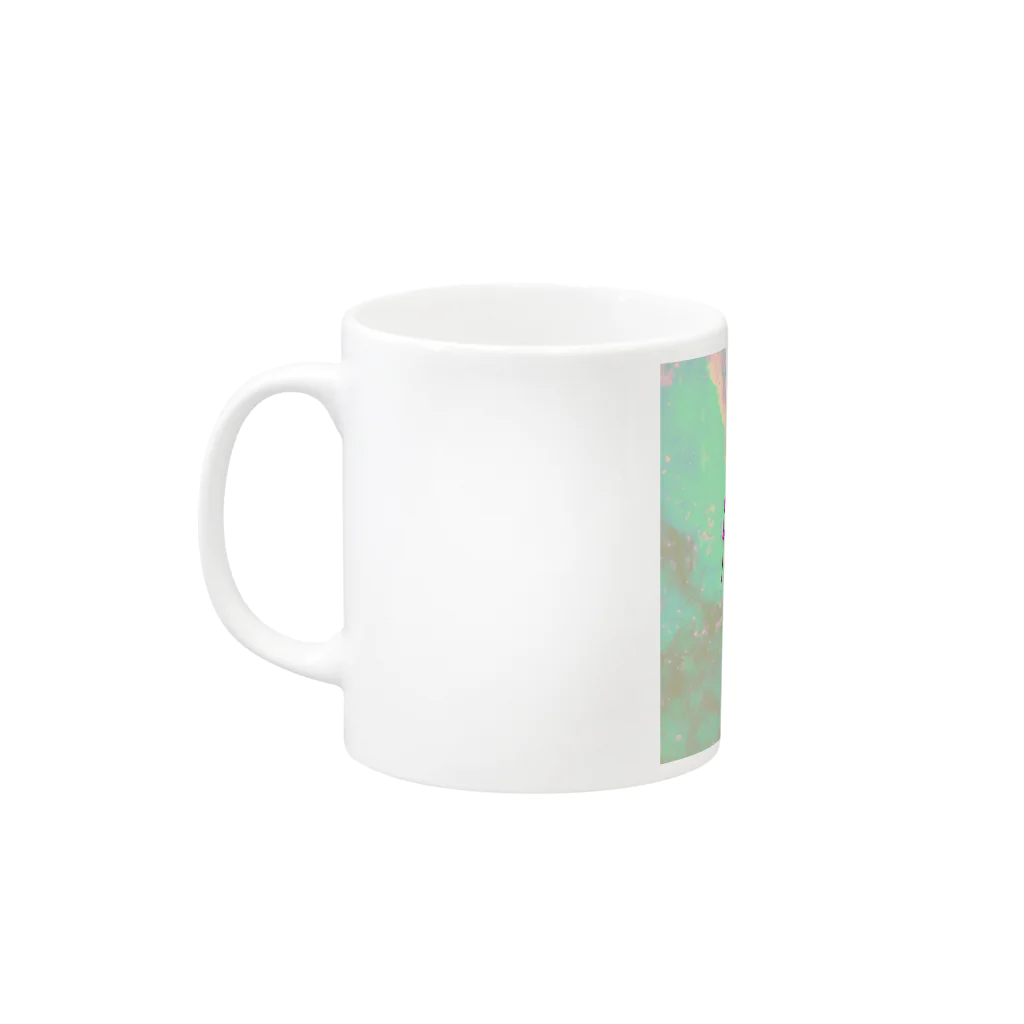 でおきしりぼ子の実験室のさいけでりっく・ひすてりあ Mug :left side of the handle