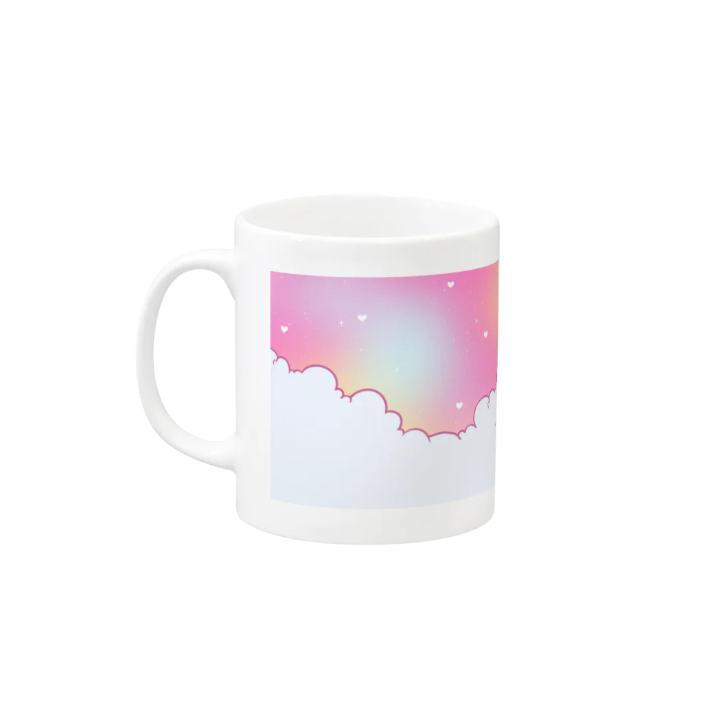 可愛いショップのdream Mug :left side of the handle