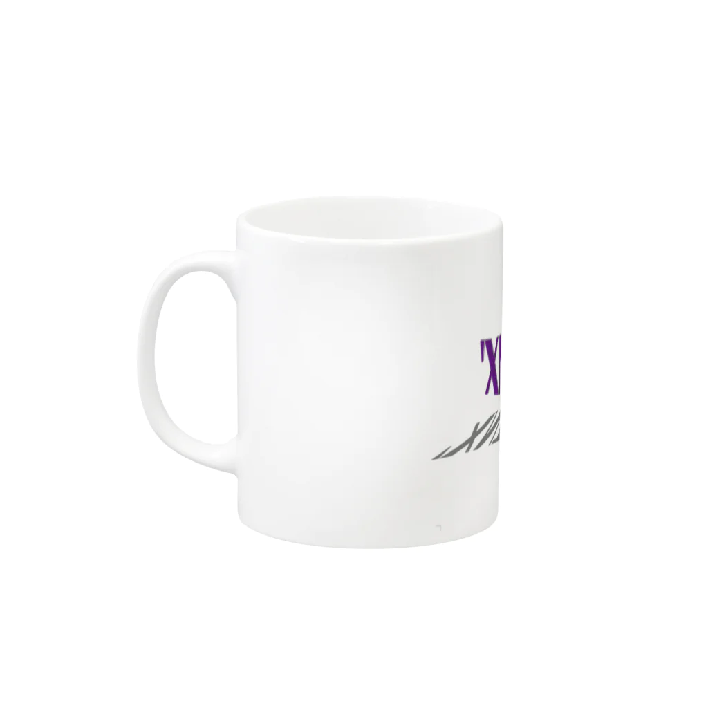 でおきしりぼ子の実験室のえきせんとりしてぃ-ろご(よこ) Mug :left side of the handle