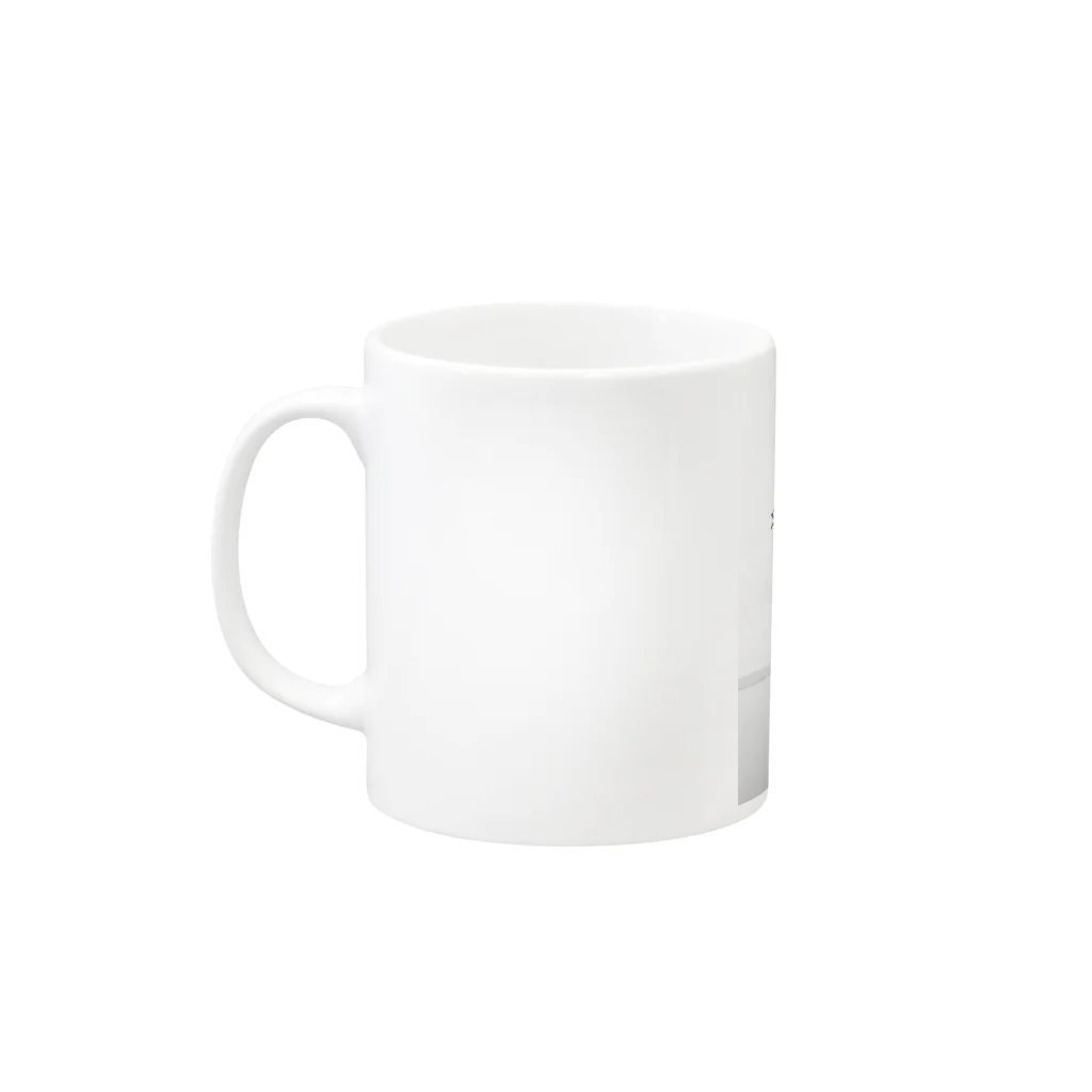 usagiの私は運が良い　神様いつもありがとうございます Mug :left side of the handle