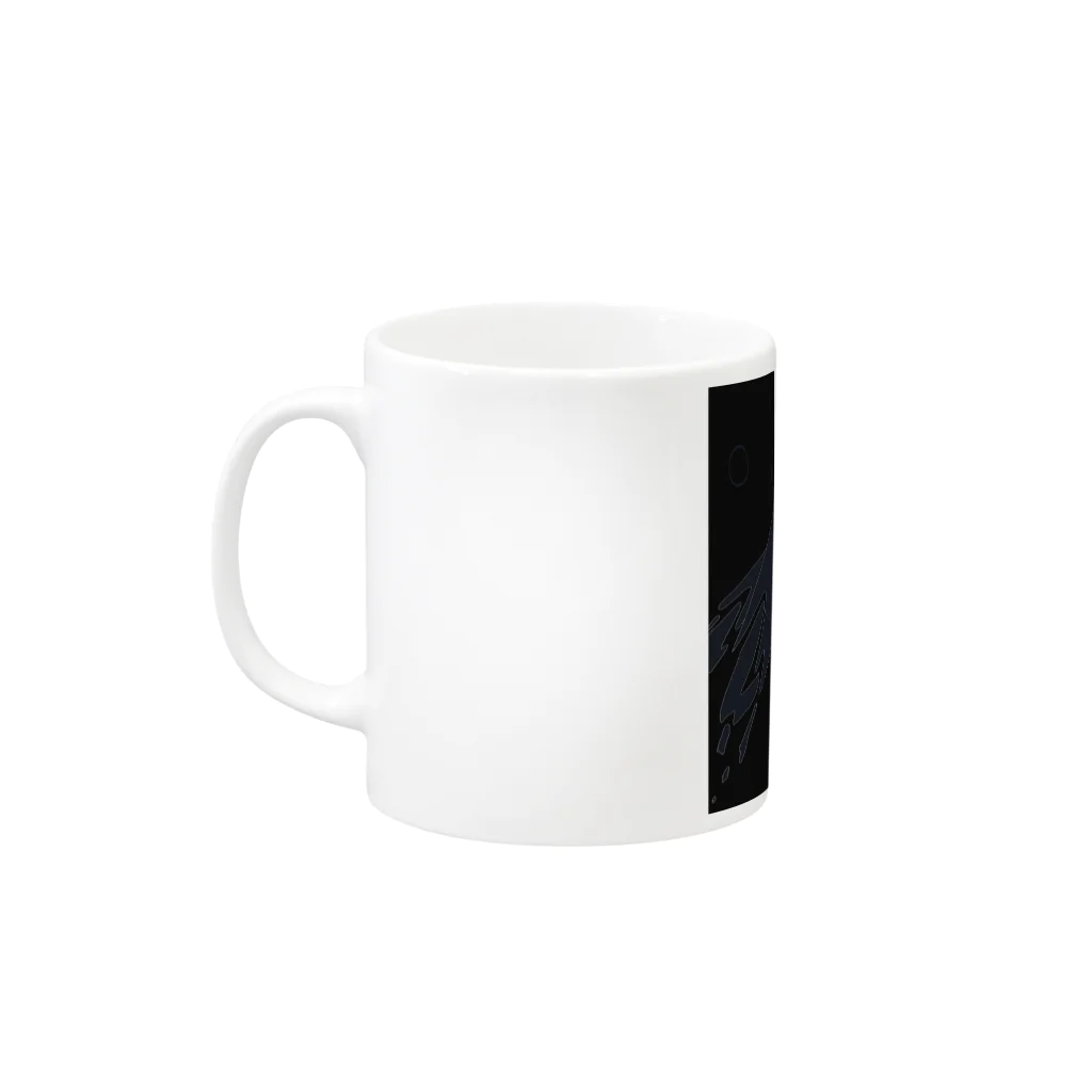 キノコもちの溺れてる女の子 Mug :left side of the handle