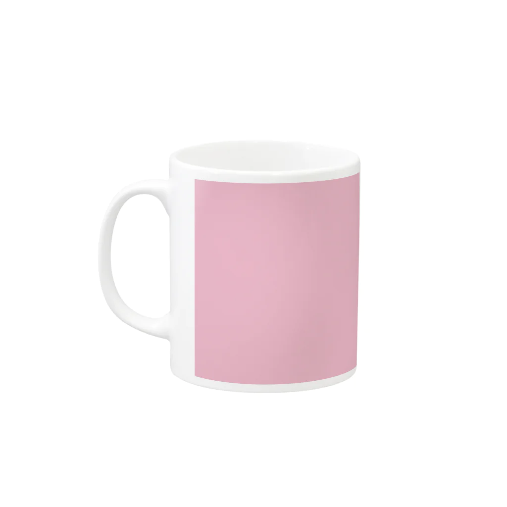 hueの日本の伝統色 0014 撫子色 なでしこいろ Mug :left side of the handle