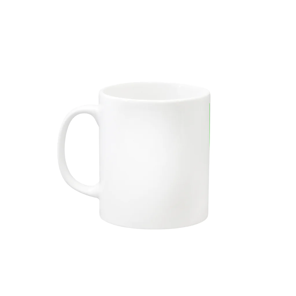 あっちこっち店のハヌケサウルス Mug :left side of the handle