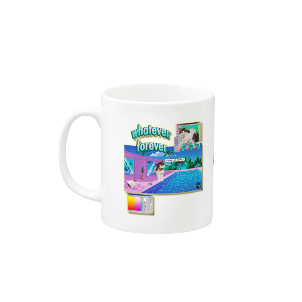 𝙈𝙊𝙈𝙊'𝙨 𝙎𝙝𝙤𝙥のアヒルと一緒に Mug :left side of the handle