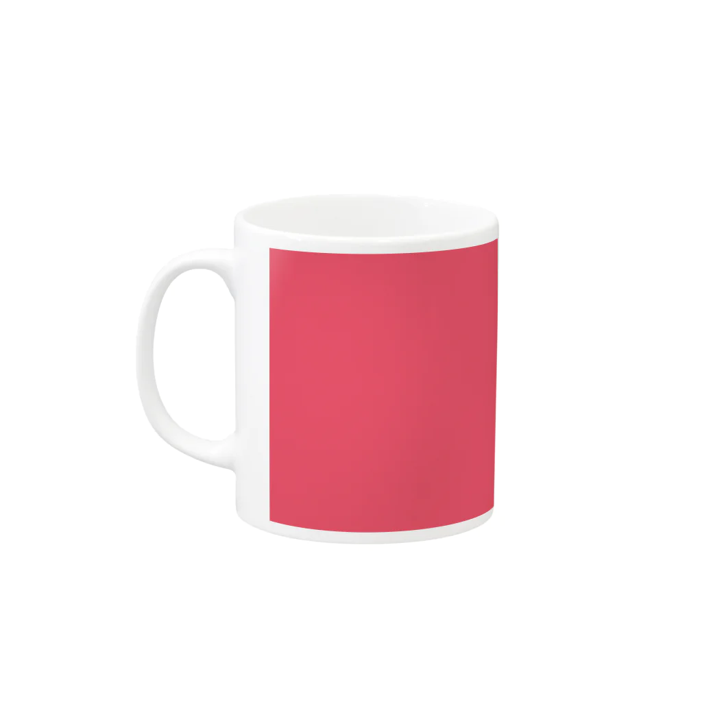 hueの日本の伝統色 0037 薔薇色 ばらいろ Mug :left side of the handle