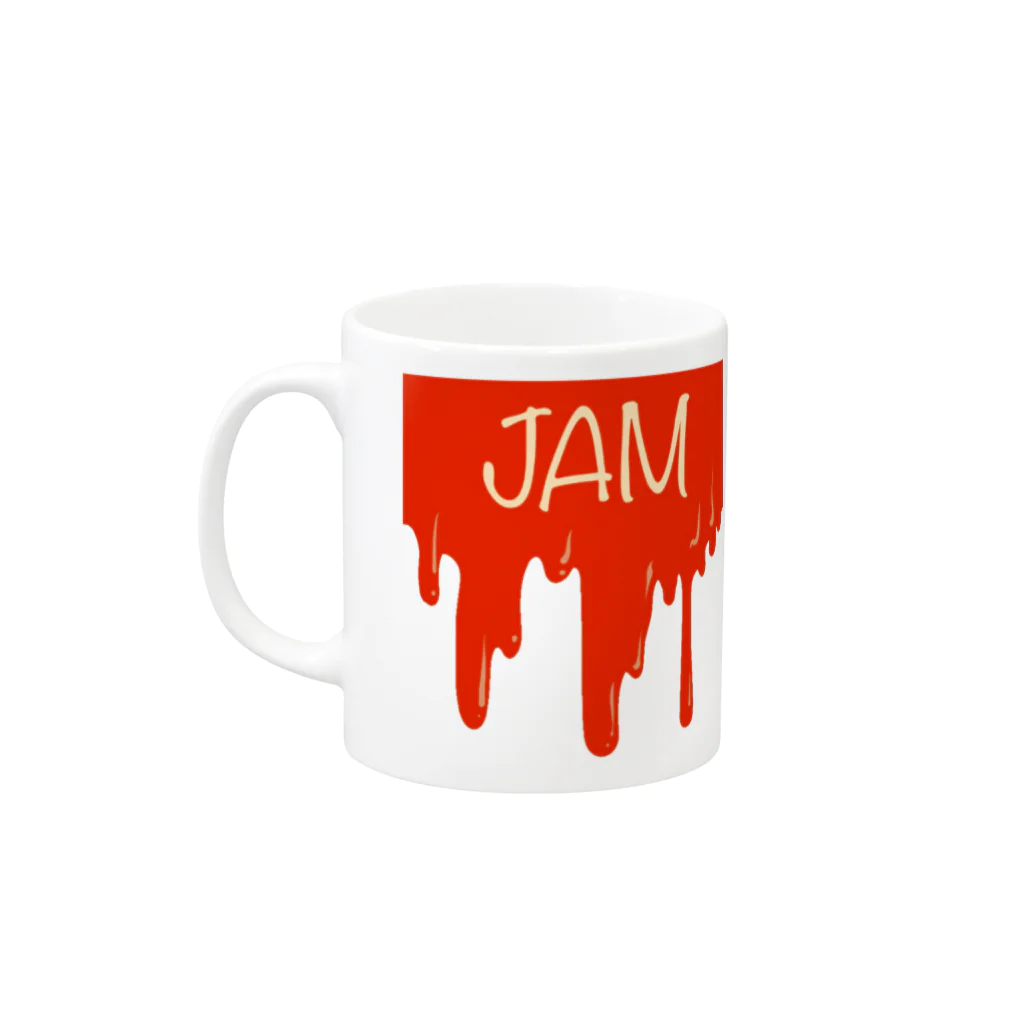 JAM SOUND WITCHのJAMイラスト Mug :left side of the handle