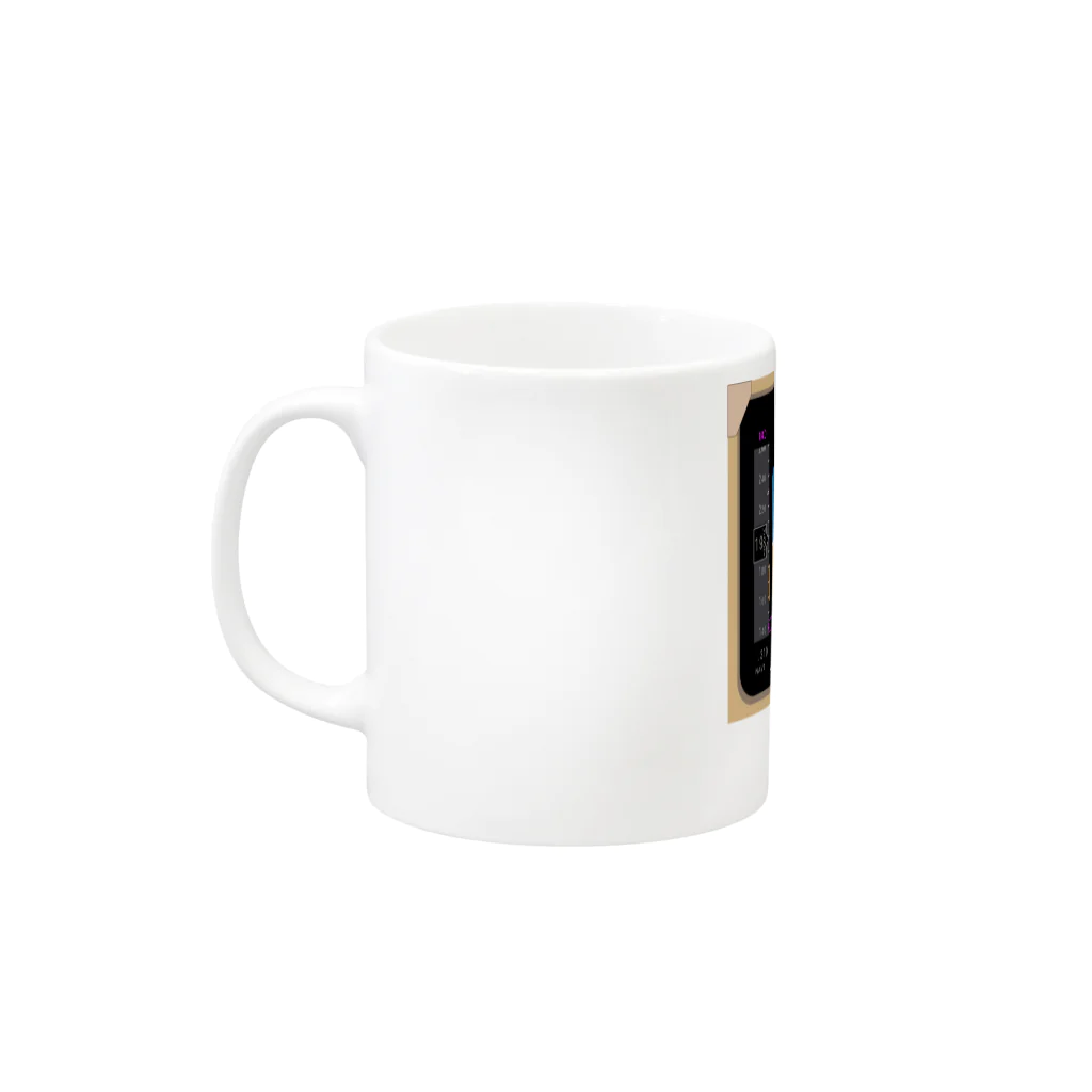 Trafickersの計器２画面 Mug :left side of the handle