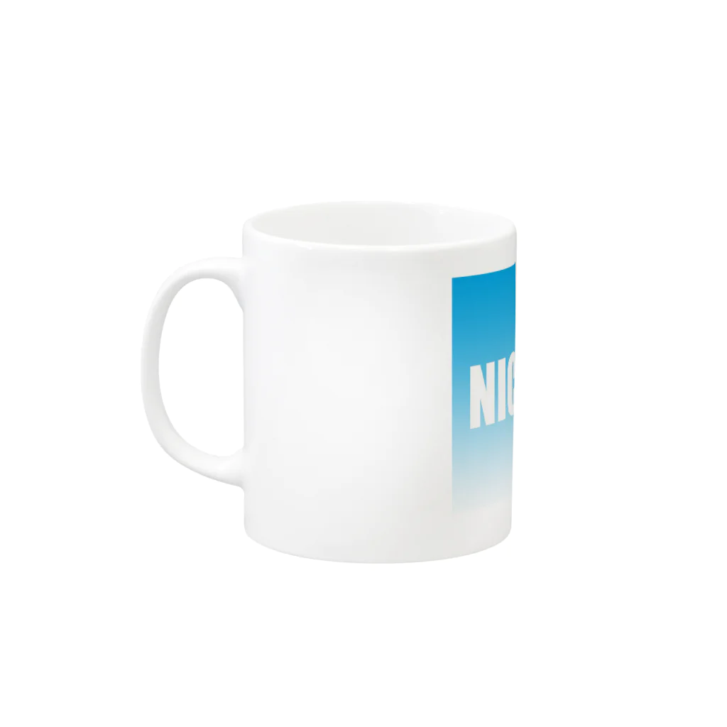 日南テレビ! 公式オンラインショップのNICHINAN.TV マグカップ Mug :left side of the handle