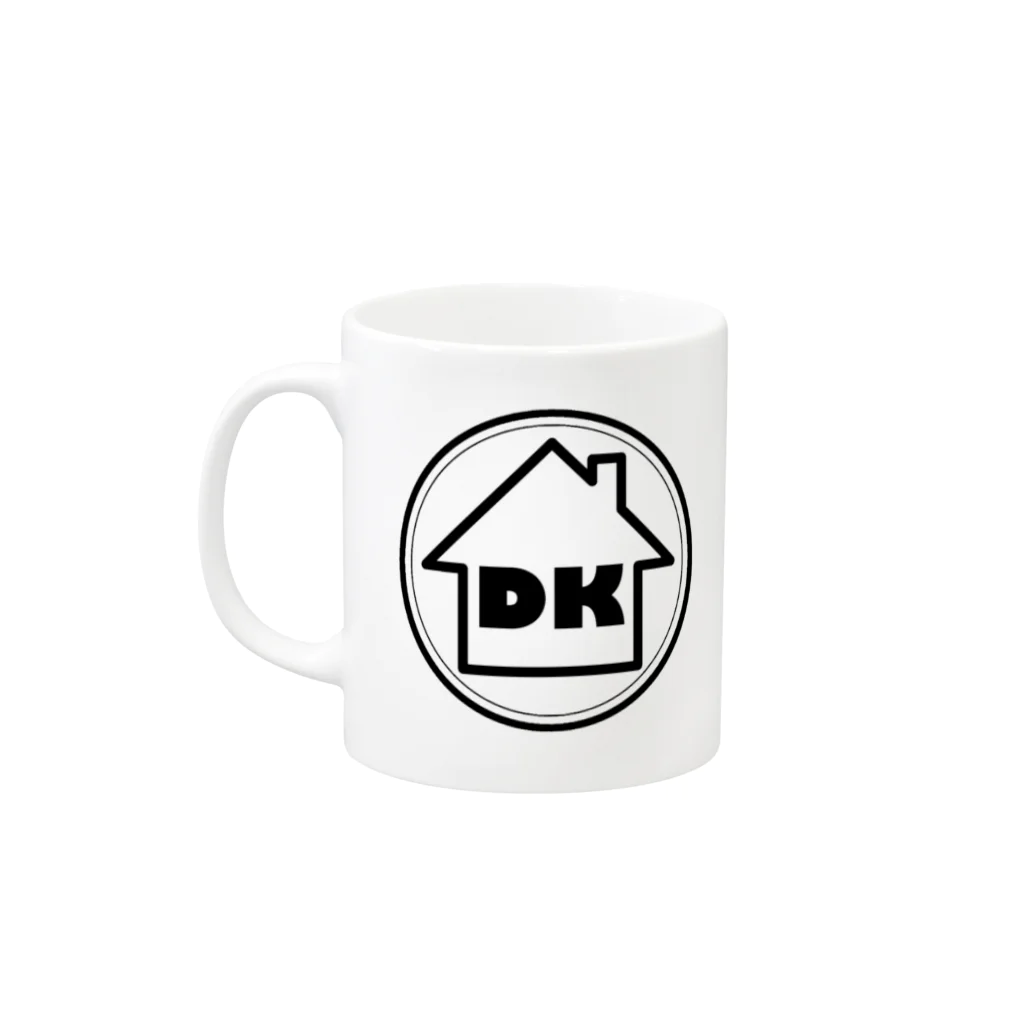 金山いなり・DKのDKマグカップ Mug :left side of the handle