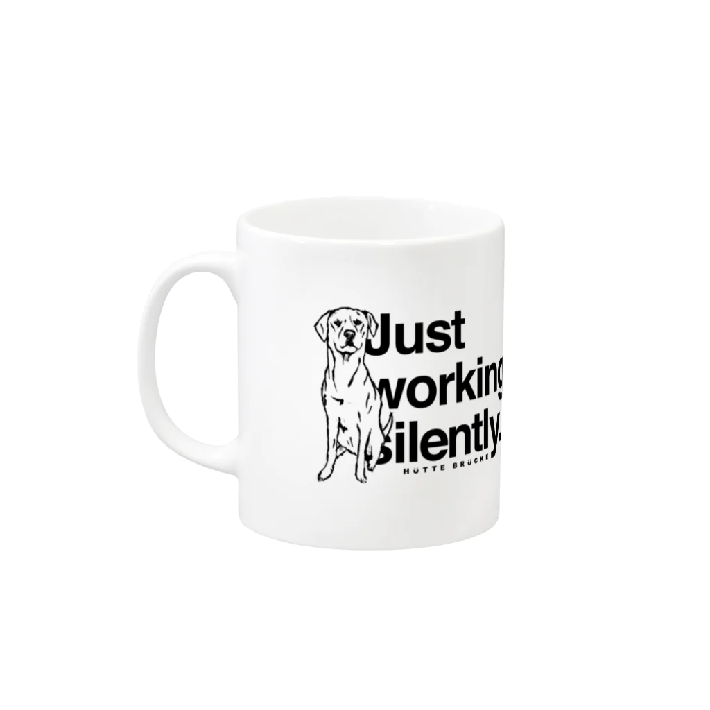 bruckejapanのJust Silently Mug Mug :left side of the handle