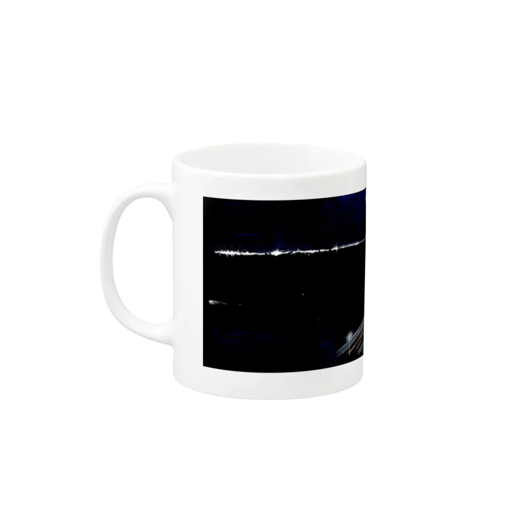 kyoccoの月にいるみたい Mug :left side of the handle