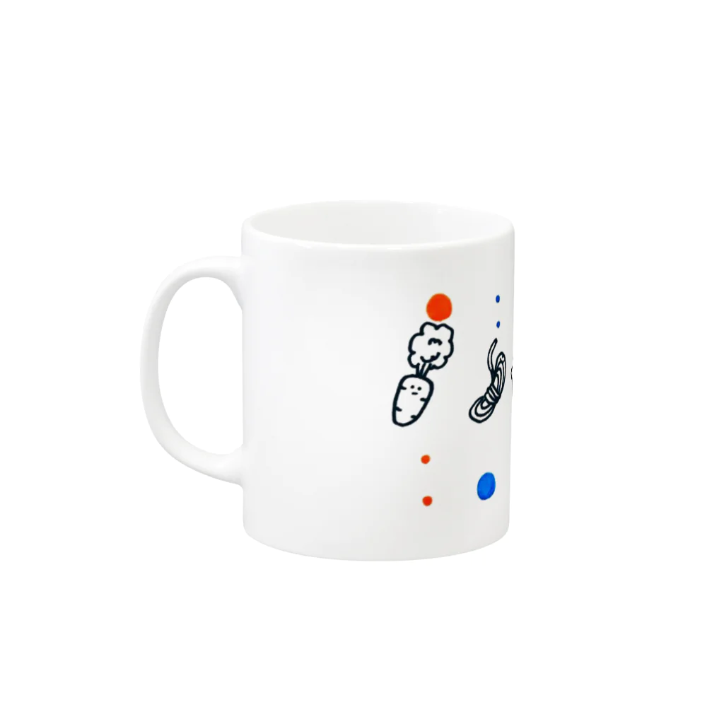 きりんのにくじゃが Mug :left side of the handle