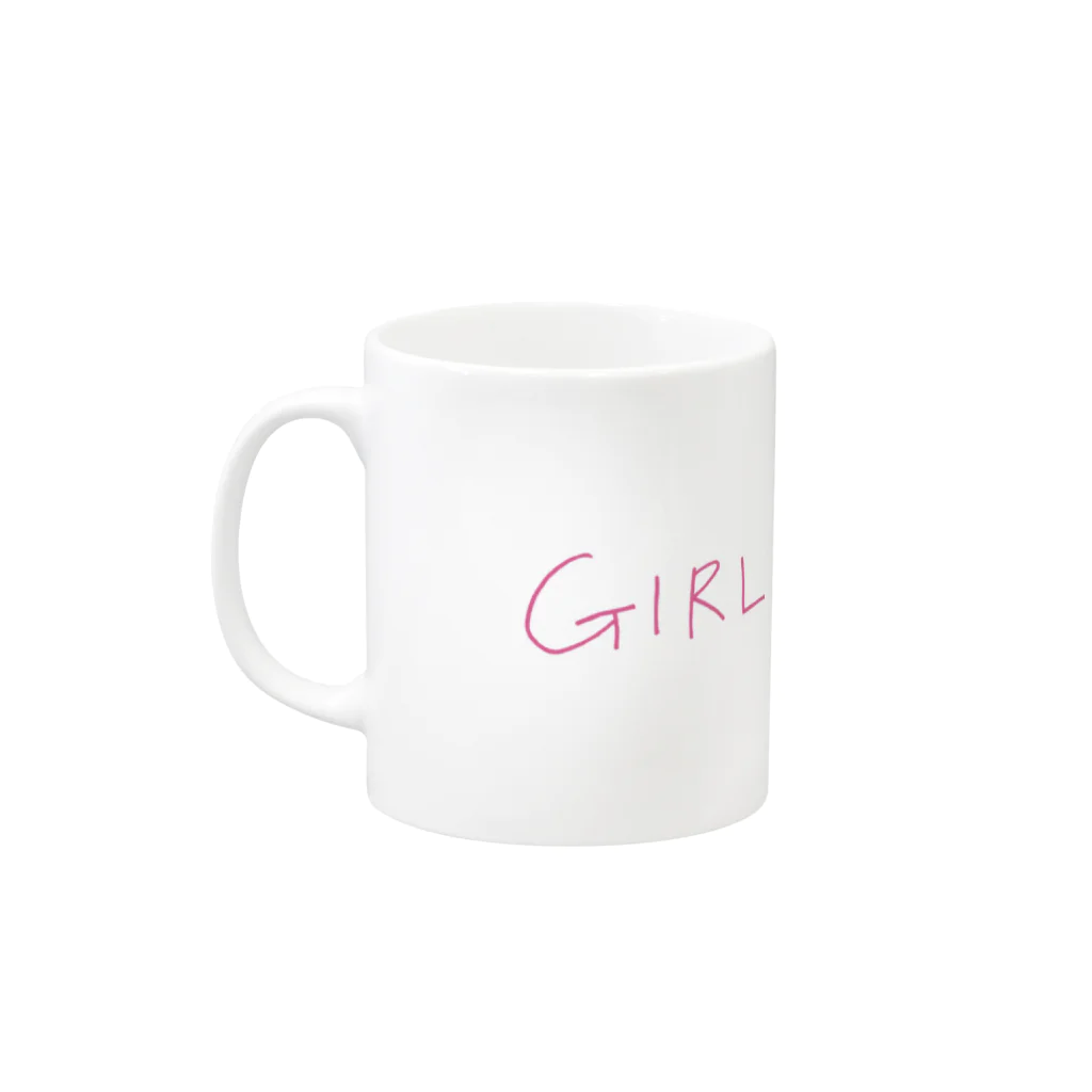 Techno6のMUG(GIRL) マグカップの取っ手の左面