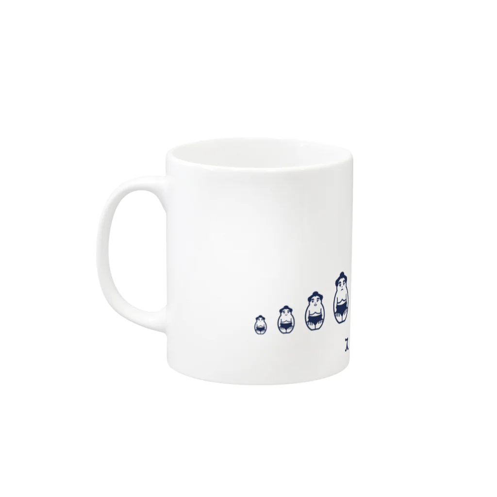 のぐちさきのスモリョーシカ Mug :left side of the handle