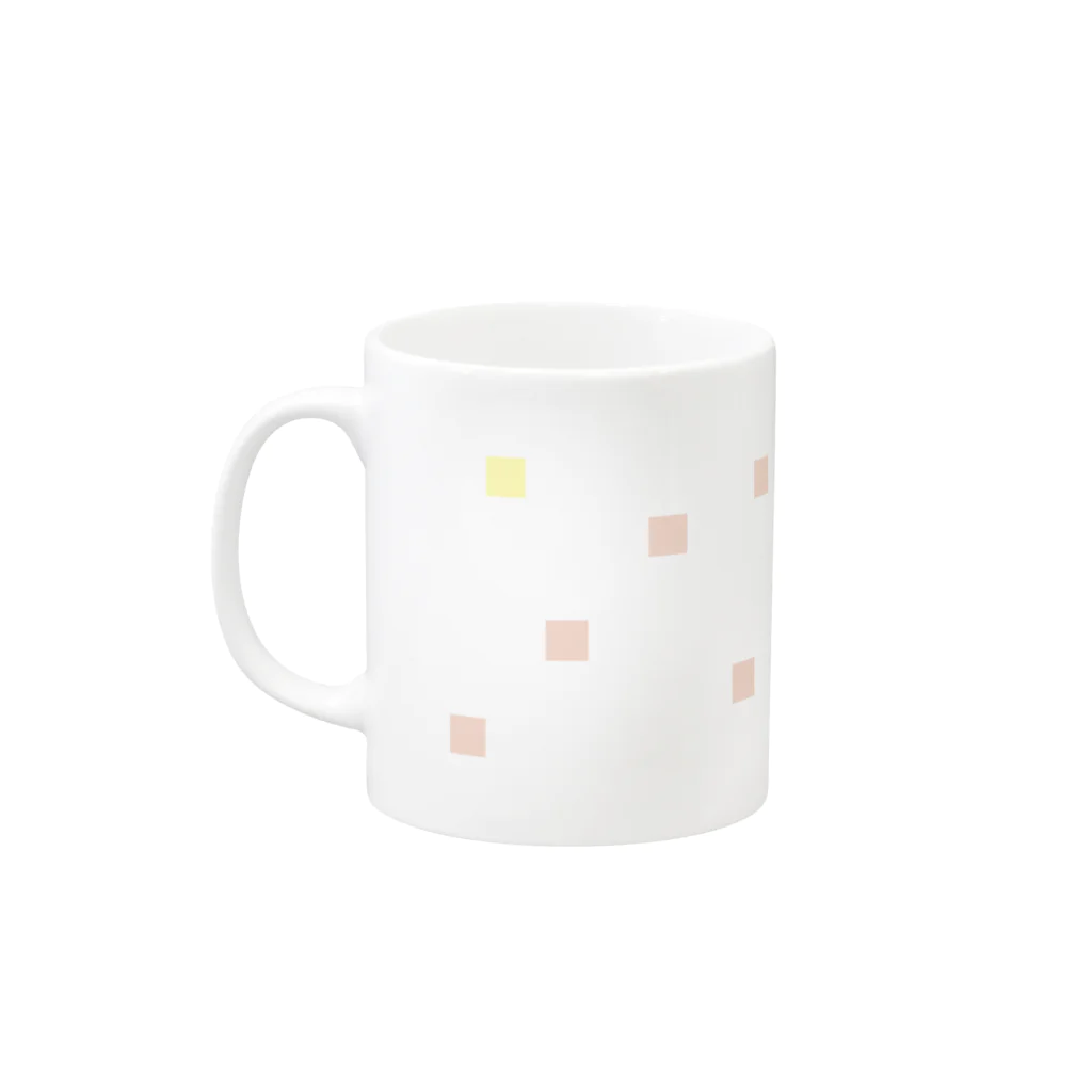 つめくさカップ店のさがしもの Mug :left side of the handle