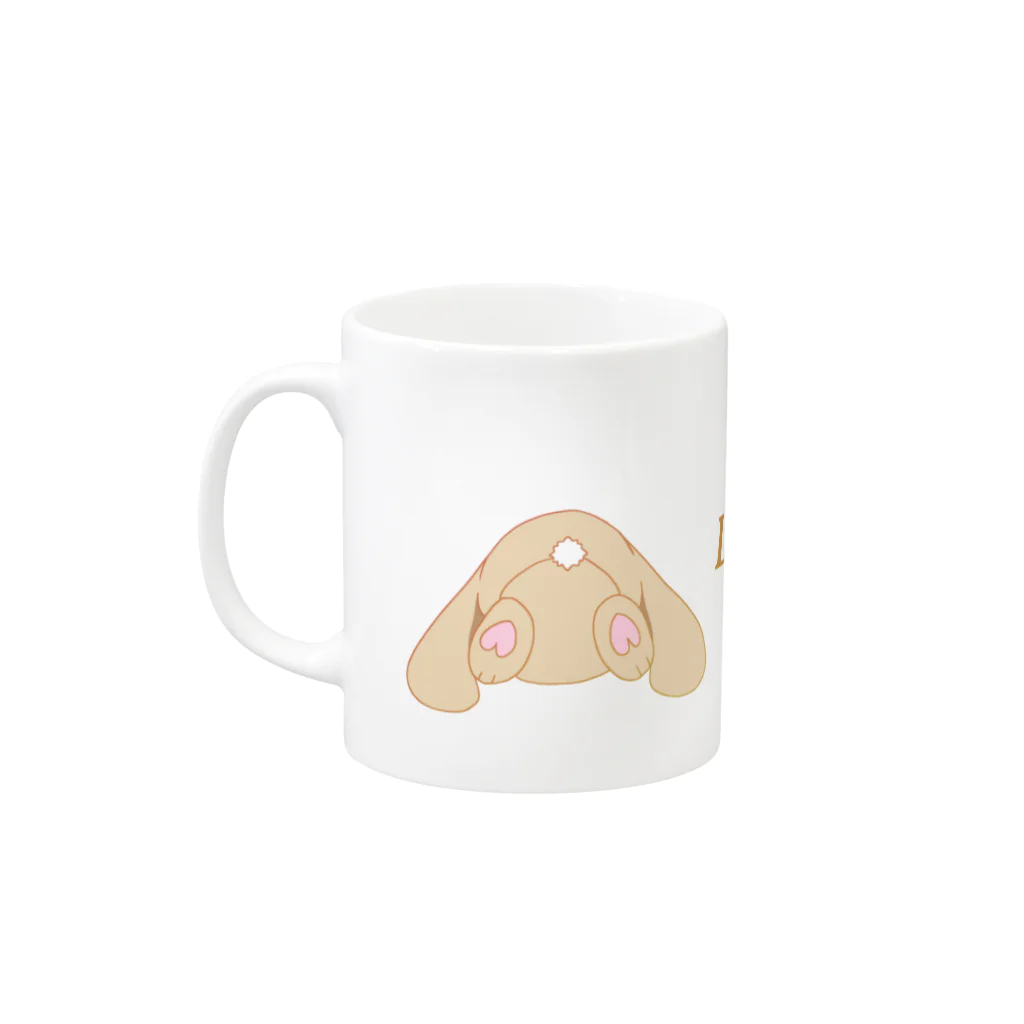 あとりえみなぎのかふぇもからびん　マグ Mug :left side of the handle