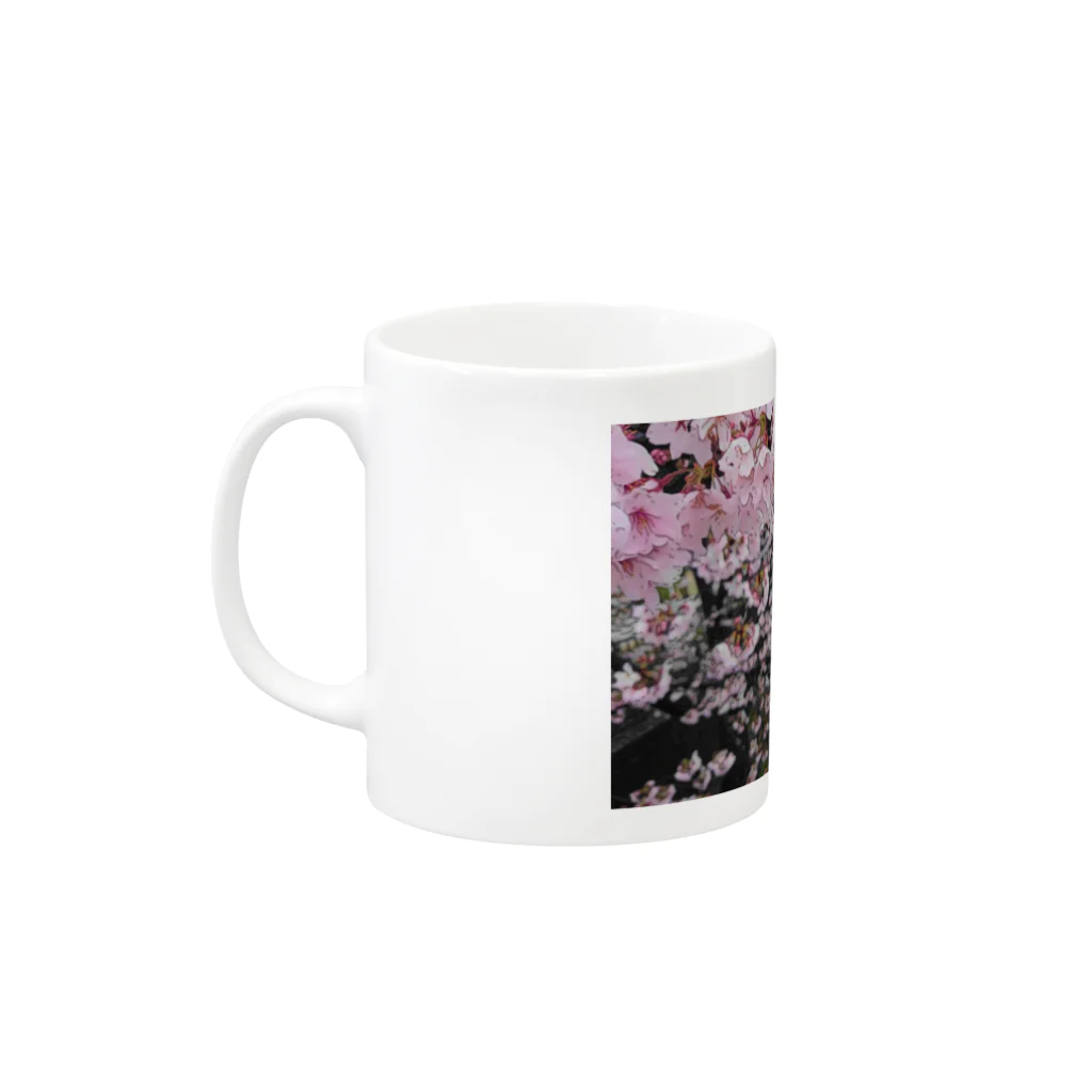 おもちのさくら Mug :left side of the handle