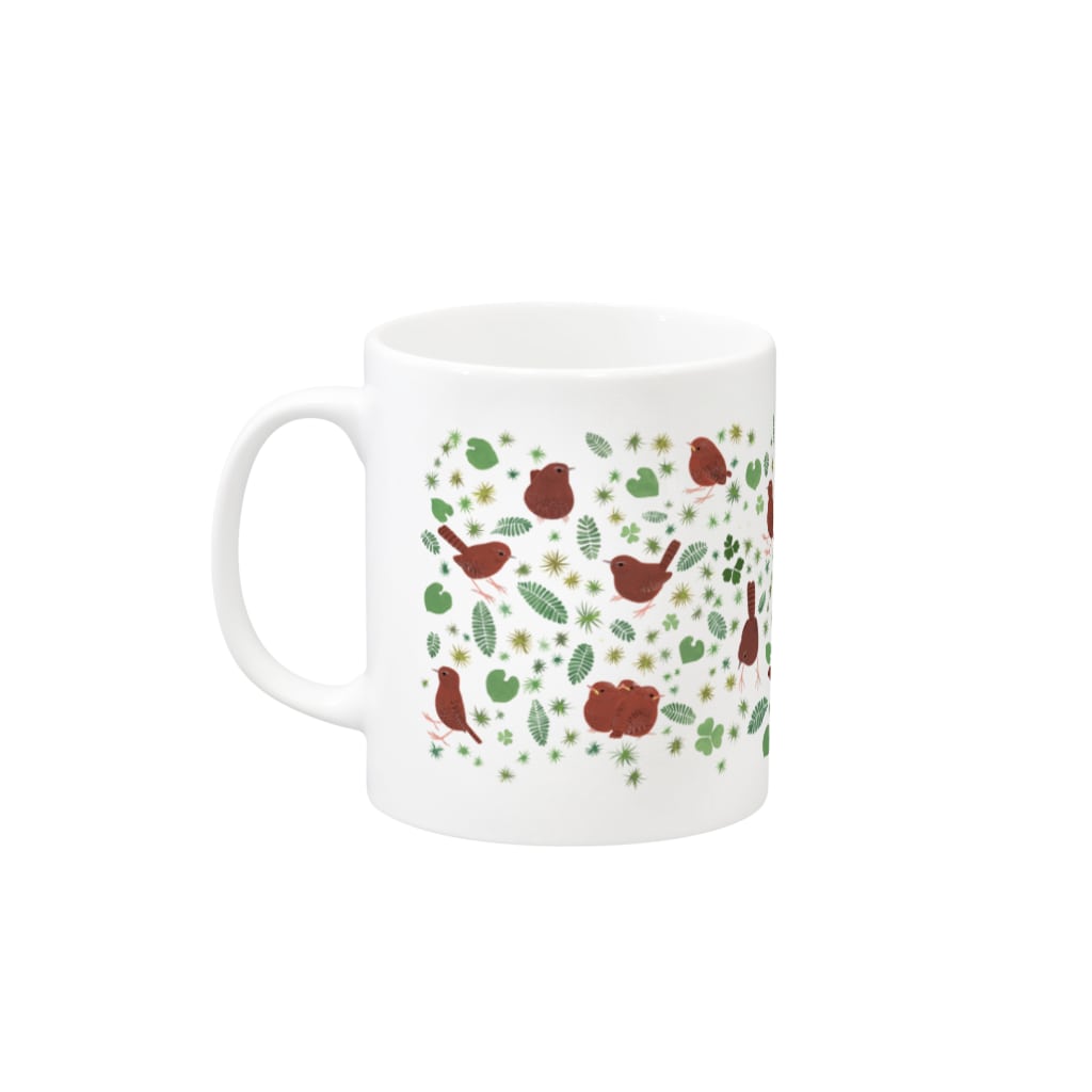 piro piro piccoloのミソサザイ Mug :left side of the handle