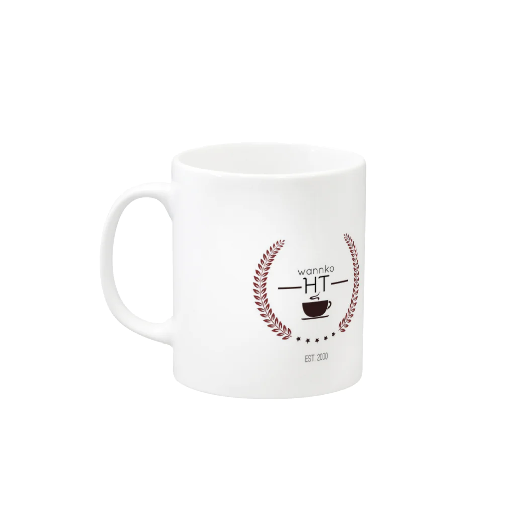 メカニック・ワンコのHTのwannko Mug :left side of the handle