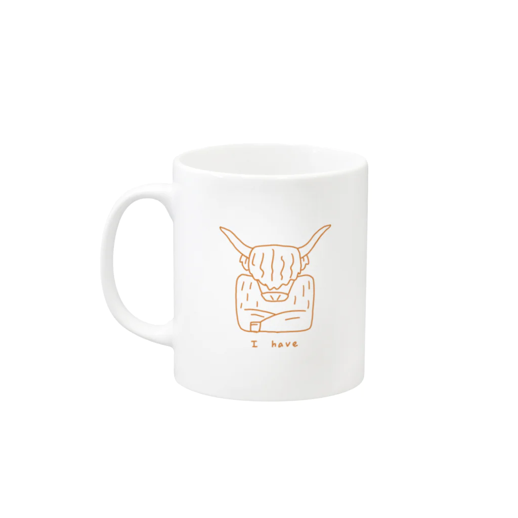 fusenの牡牛座：タウロスの休日 Mug :left side of the handle