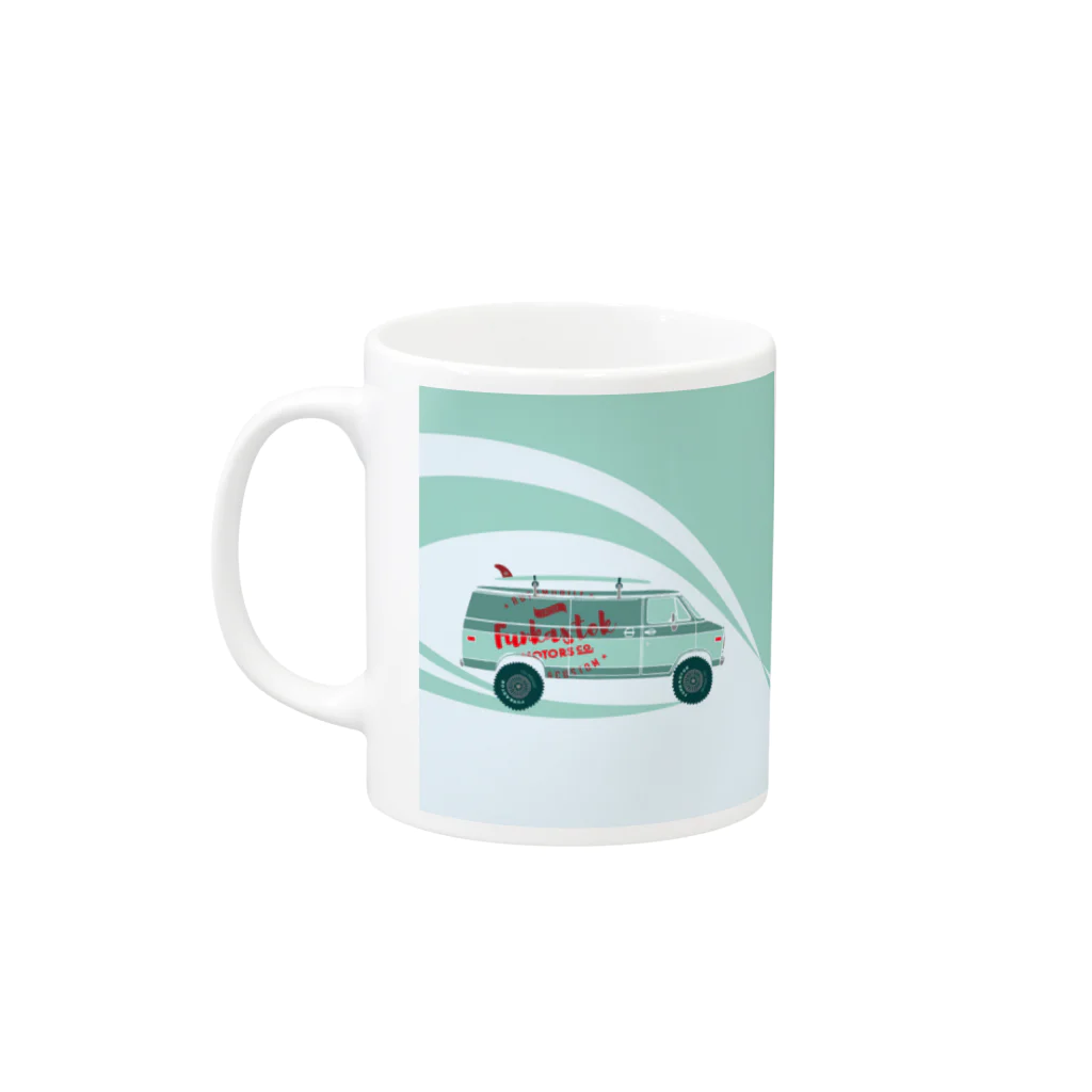 Funkastok'sのCHEVY VAN Mug :left side of the handle