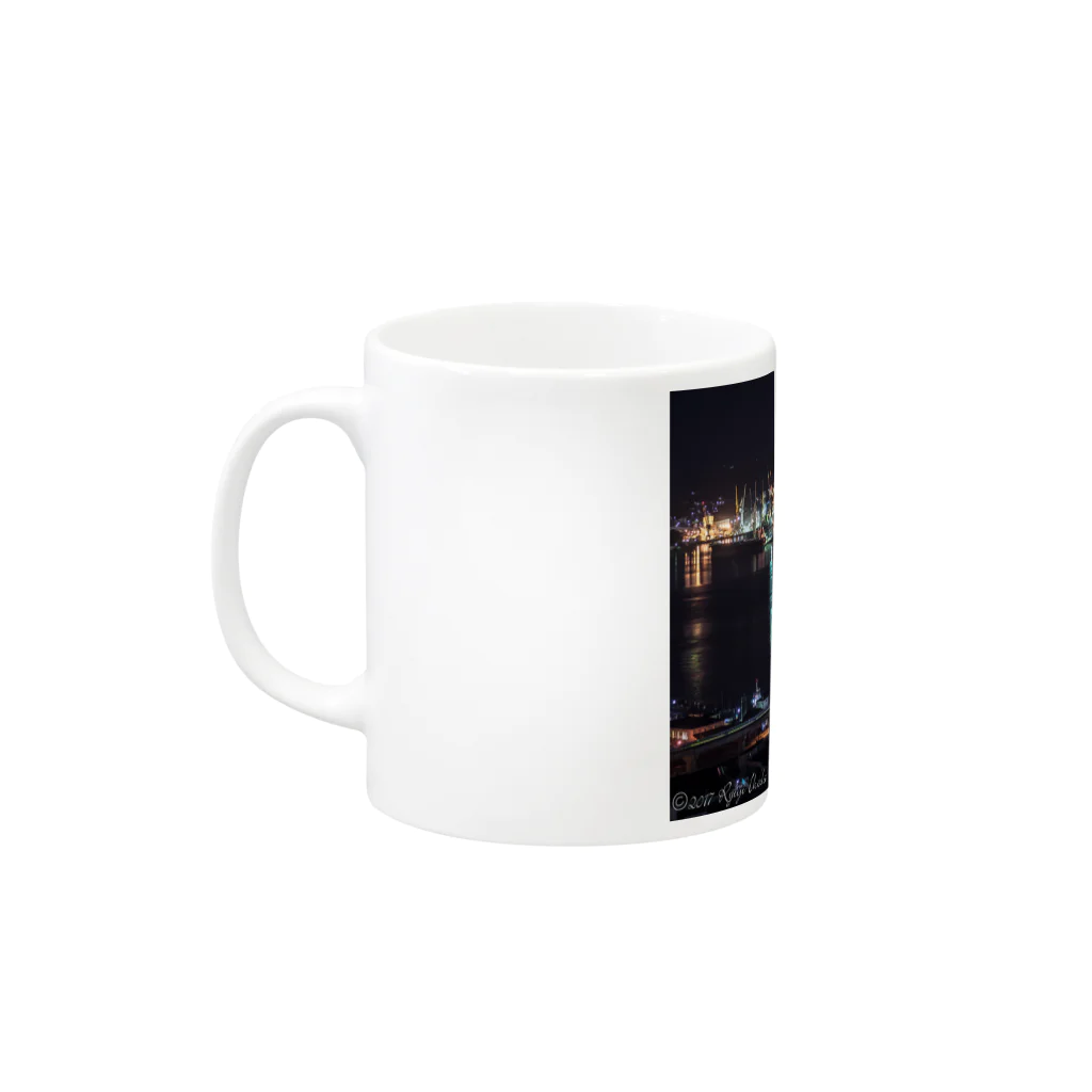 臥龍の佐世保夜景 Mug :left side of the handle