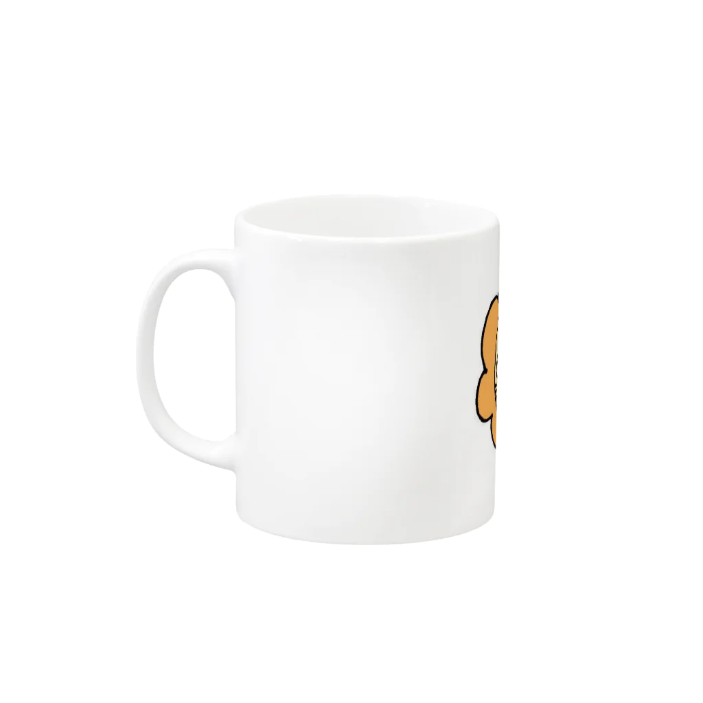 mebaruのらいおんちゃん Mug :left side of the handle