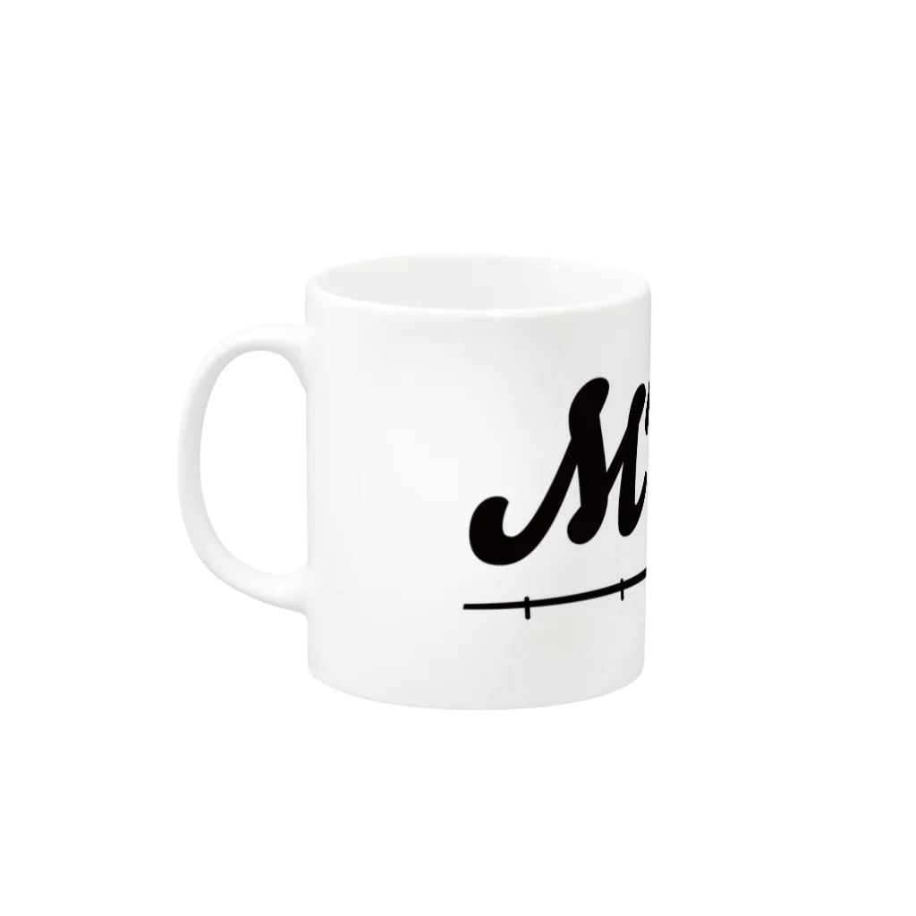 MRFC OFFICIAL GOODSのMRFC ROD LOGO BK Mug :left side of the handle