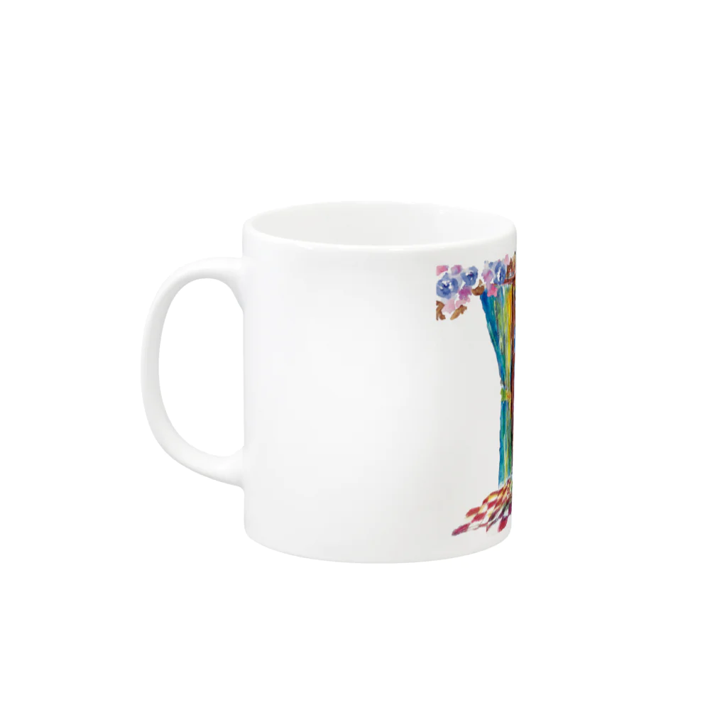 Danの寝れない少女 Mug :left side of the handle