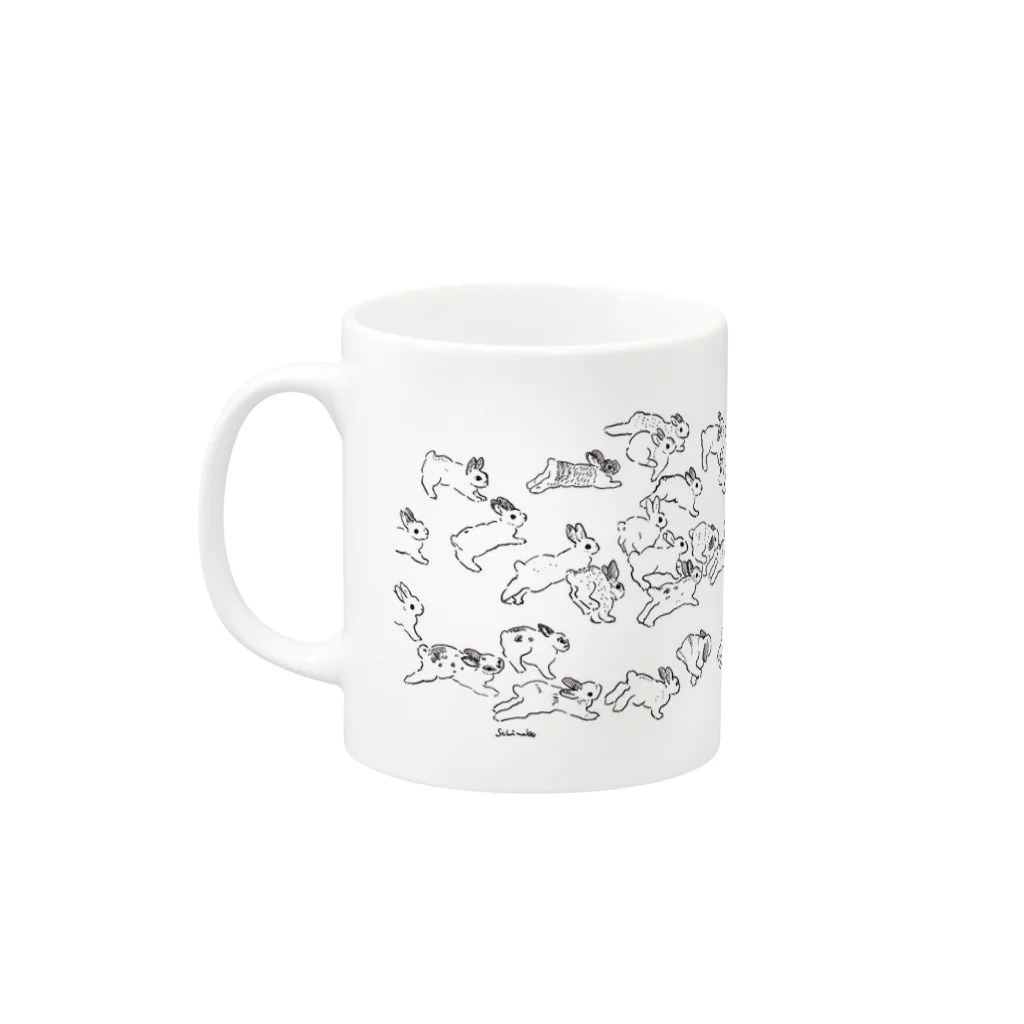 SCHINAKO'Sのコメット☆ Mug :left side of the handle